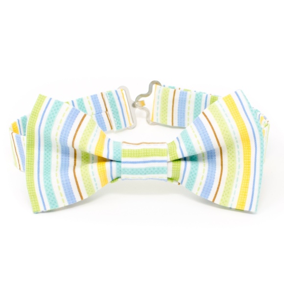 Stripe Boys Bow Tie for Baby or Toddlers - Picture 1 of 6